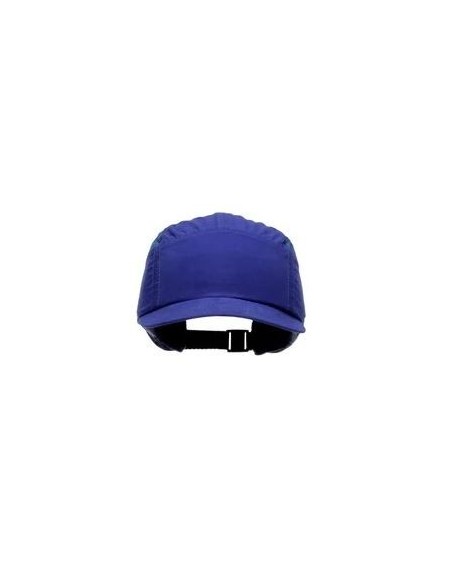 GORRA DE PROTECCION FIRST BASE + AZUL Y NEGRA VISERA CORTA