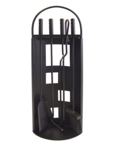 JUEGO CHIMENEA CAL. UTILES NEGROS ARCO CHAPA 4PZ EL ZORRO 4