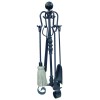 JUEGO CHIMENEA CAL. BOLA FORJA 70CM 4PZ EL ZORRO 4 PZ