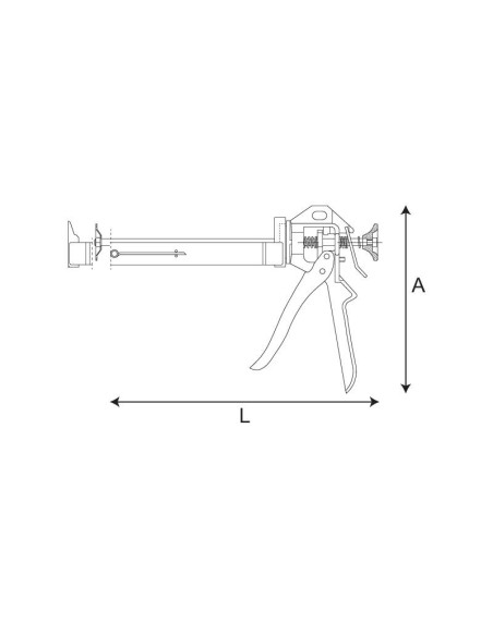 PISTOLA DE SILICONA 549-230-2