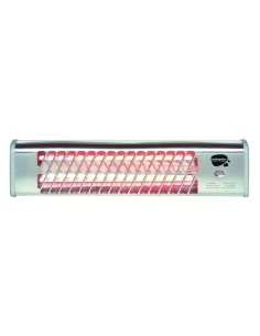ESTUFA ELEC BAÑO 600/1200W CUARZO 2 BARRAS VIVAH 530X130X150MM