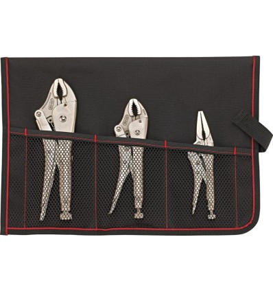 JUEGO MORDAZAS GRIP 3 PIEZAS BOLSA ENROLLABLE