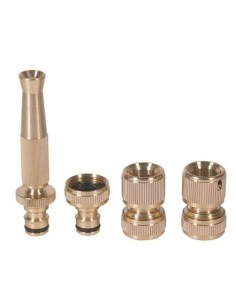 KIT LANZA RIEGO LATON CON ADAPTADOR Y 2 CONECTORES