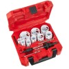 JUEGO CORONAS HOLE DOZER 13 PIEZAS 22-25-32-41-51-60-73-83-105 MM Y ACCESORIOS