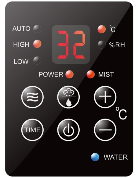 CALEFACTOR ELEC HUMIDIFICADOR 2000W CERAMICO VIVAHOGAR