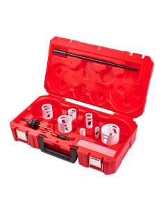 JUEGO CORONAS HOLE DOZER 11 PZAS ESPECIAL IBERIA 16-20-25-32-40-51-64MM Y ACC