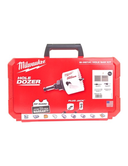 JUEGO CORONAS HOLE DOZER 11 PZAS ESPECIAL IBERIA 16-20-25-32-40-51-64MM Y ACC