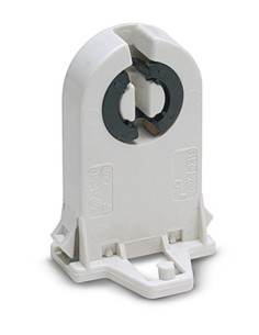PORTALAMPARAS ELEC 27X45X23 FLUORES G13 ABS BL FAMAT