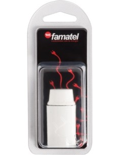 PORTALAMPARAS ELEC 60X147X50 E14 BAQUEL BL FAMAT