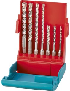 JUEGO DE BROCAS SDS-PLUS TRIJET 7 PIEZAS