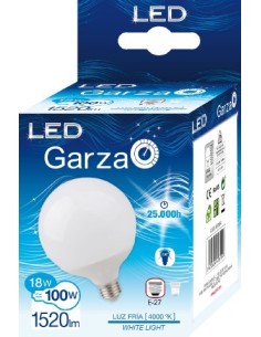 BOMBILLA GLOBO LED E27 13W 1520LM 4000K