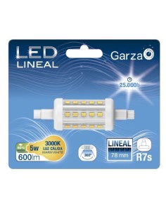 LAMPARA LED R7S 5W 360GR78MM 600LM 30K BL