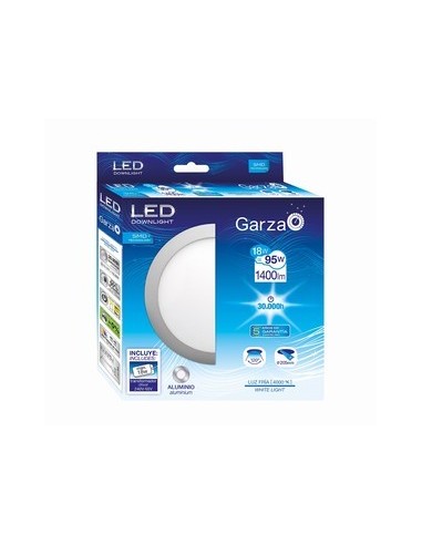 TUBO LED GZ LED DOW.CIRC DIAMT225 18W 1400LM 40K ALUMINIO