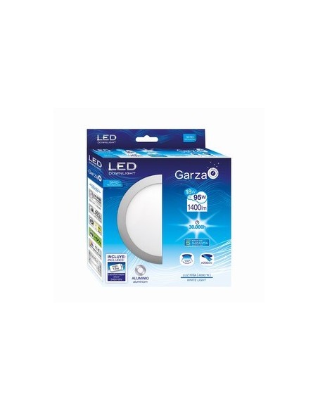 TUBO LED GZ LED DOW.CIRC DIAMT225 18W 1400LM 40K ALUMINIO