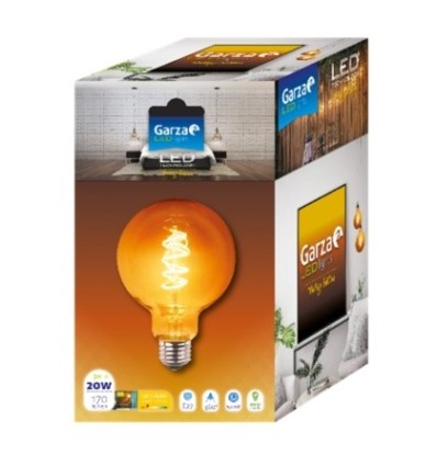 LAMPARA LED GLOBO FILAMENTO E27 1,2W 2700K STARLIGHT