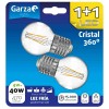 LAMPARA LED FIL ESF 4W E27 470LM 5000K BL 1+1