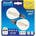 LAMPARA LED FIL ESF 4W E14 470LM 5000K BL 1+1