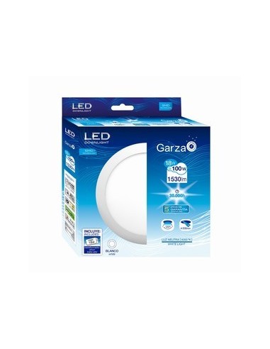 TUBO LED GZ LED DOW.CIRC DIAMT225 18W 1530LM 40K BLANCO