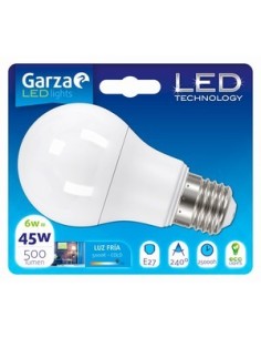 GZ LED STD 6W E27 240º 470LM 65K BL