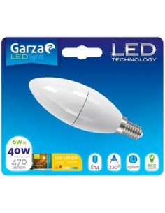 GZ LED ESF 8W E14 220º 810LM 30K BL