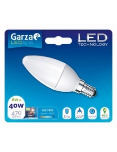 GZ LED VELA 5.5W E14 220º 470LM 65K BL