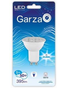 LAMPARA GZ LED GU10 SMD 5W 60º 395LM 50K BL