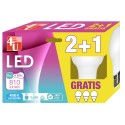 LAMPARA LED STD 8.5W E27 240º 810LM 40K CAJA 2+1