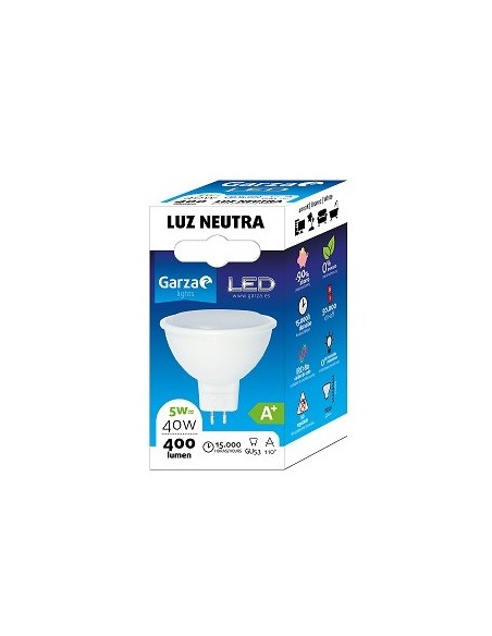 LAMPARA LED GU 5.3 12V 5W 110º 4000LM 4000K
