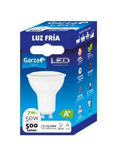 LAMPARA 4U LED GU10 7W 110º 500LM 50K CAJA