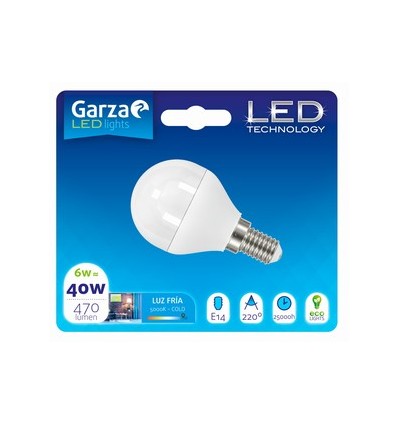 GZ LED ESF. 5,5W E14 220º 470LM 65K BL