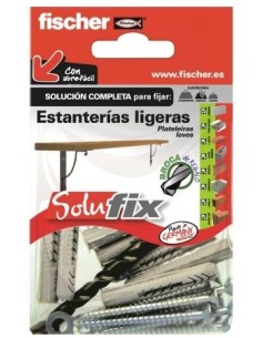 TACO ESTANTERIA LIG. TORN.+BROCA NYL SOLUFIX FISCHER