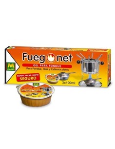 GEL ENCENDEDOR FONDUE FUEGONET 3X100 ML 231112