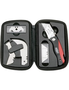 JUEGO DE CUCHILLAOS PLEGABLES EN ESTUCHE DE NAILON