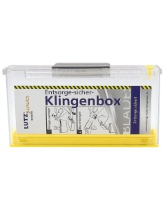 CAJA DE CUCHILLA DE SEGURIDAD 120X65X25MM