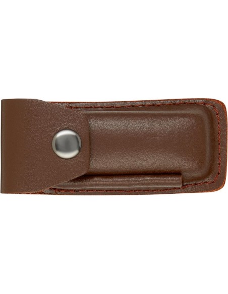 CUCHILLAO TRABAJO MADERA CON FUNDA DE CUERO 175MM