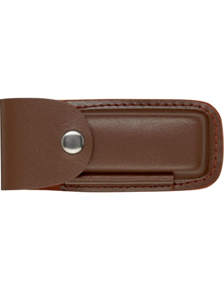 CUCHILLAO TRABAJO MADERA CON FUNDA DE CUERO 220MM
