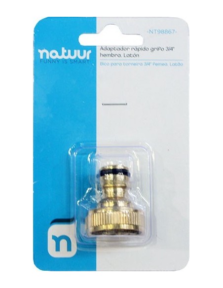 ADAPTADOR RIEGO RAP 3/4" GRIFO LAT NATUUR