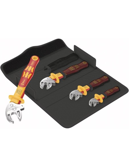 JUEGO. LLAVE DE BOCA JOKER AUTOAJUSTABLE VDE 4 UNIDADES 7-19MM