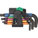 JUEGO LLAVES ALLEN EN SOPORTE DE MANO 9 PIEZAS. 1.5-10MM CABEZA BOLA LACADA