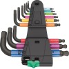 JUEGO LLAVES ALLEN EN SOPORTE DE MANO 9 PIEZAS. 1.5-10MM CABEZA BOLA LACADA