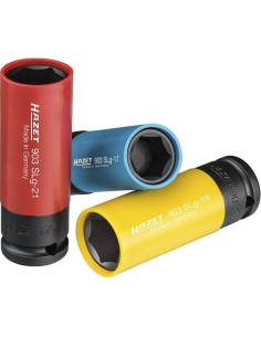 JUEGO LLAVE DE VASO CON MANGUITO DE PLASTICO 1/2 PULGADAS 3 PIEZAS