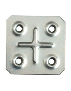 PLACA CUADRADA 45X45MM ZN