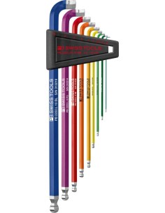 JUEGO LLAVES ALLEN JUEGO SOPORTE PLASTICO 9 PIEZAS 1.5-10 90-100 GRADOS RAINBOW
