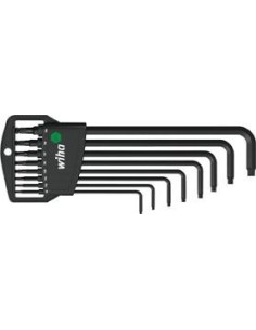 JUEGO LLAVES ALLEN CABEZA ESFERICA T9-T40X MM 8 UNIDADES