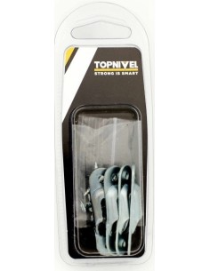 COLGADOR MUEB 48X13MM EMB. AC ZINCADO NIVEL NV107713 4 PZ