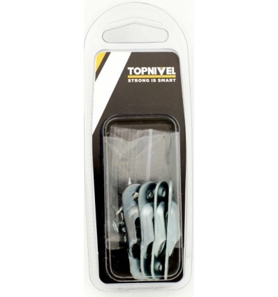 COLGADOR MUEB 48X13MM EMB. AC ZINCADO NIVEL NV107713 4 PZ