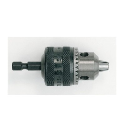 PORTABROCAS LLAVE HEXAGONAL 1/4" 0,5 - 6,5 (LLAVE TIPO D)