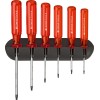 JUEGO DESTORNILLADORES 6 PIEZAS TORX EN SOPORTE MURAL CLASSIC