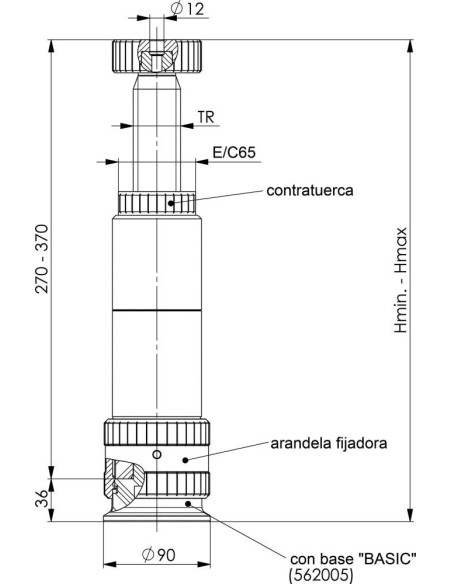 CALZO DE ROSCA 6425S-406 MM