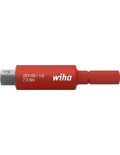 ADAPTADOR LLAVE VASO HEXAGONAL VDE PARA DESTORNILLADOR DINAMETAL